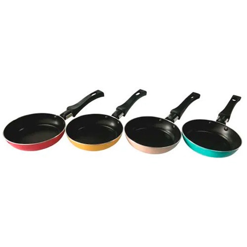 Frigideira 12cm Alumínio Antiaderente – Mini Panela Compacta para Ovo, Tapioca e Porções Individuais | Leve, Durável e Fácil de Limpar